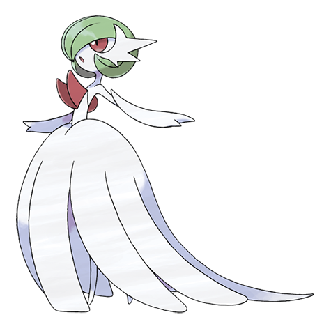Gardevoir Mega official artwork