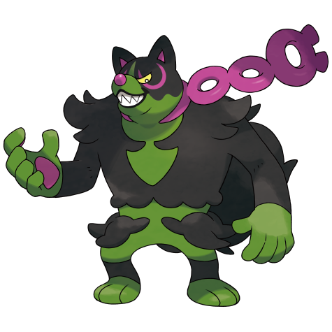 Okidogi - poison/fighting type Pokémon #1014