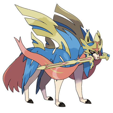 Zacian - fairy/steel type Pokémon #10188