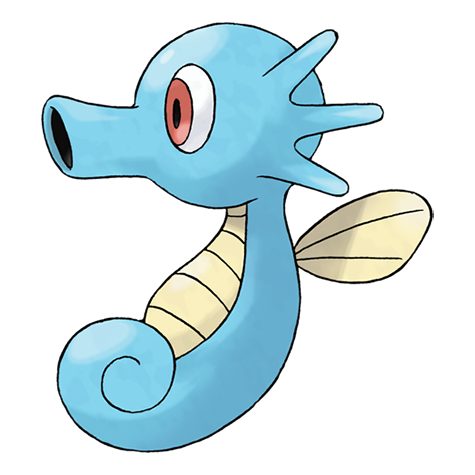 Horsea - water type Pokémon #116