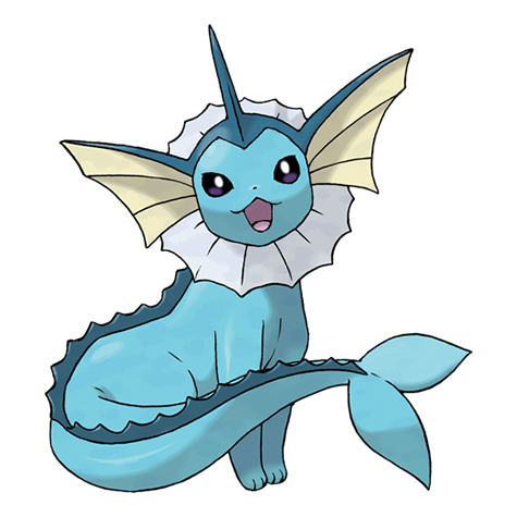 Vaporeon - water type Pokémon #134