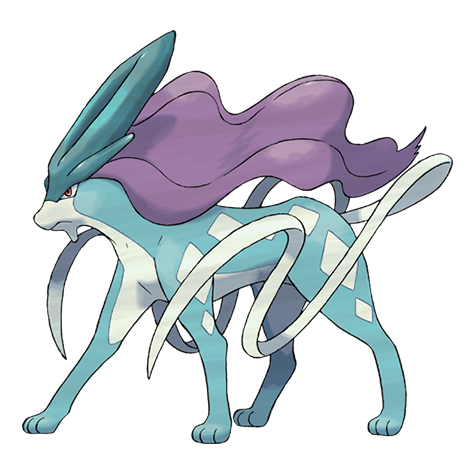Suicune - water type Pokémon #245