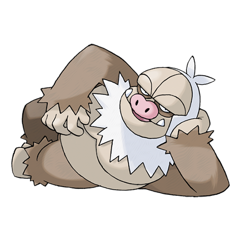 Slaking - normal type Pokémon #289