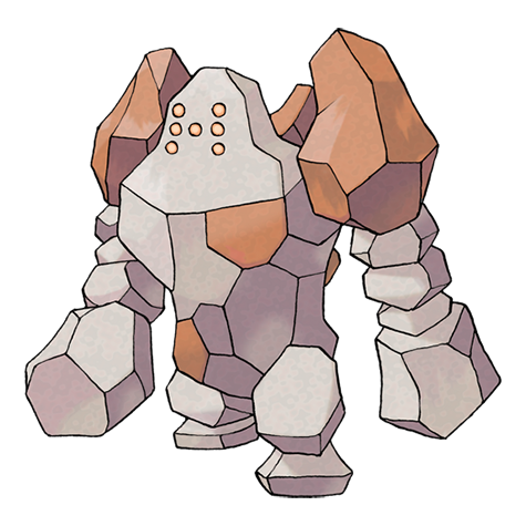 Regirock - rock type Pokémon #377