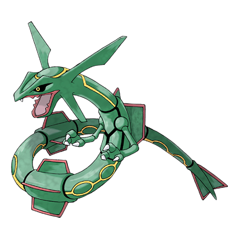 Rayquaza - dragon/flying type Pokémon #384