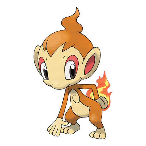 Chimchar - fire type Pokémon #390