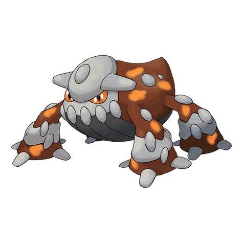 Heatran - fire/steel type Pokémon #485