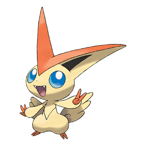 Victini - psychic/fire type Pokémon #494