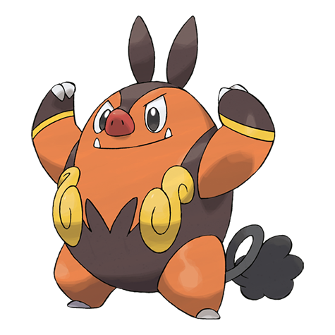 Pignite - fire/fighting type Pokémon #499