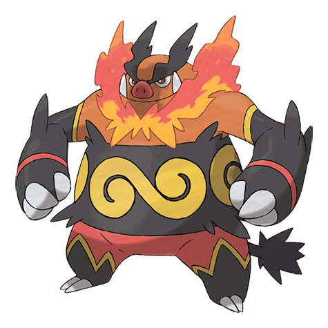 Emboar - fire/fighting type Pokémon #500