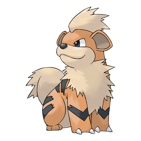 Growlithe - fire type Pokémon #58