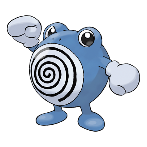 Poliwhirl - water type Pokémon #61
