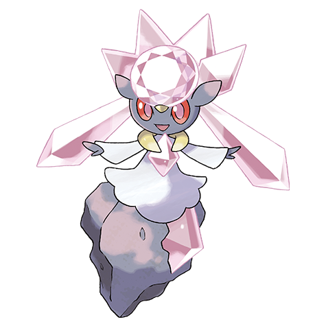 Diancie - rock/fairy type Pokémon #719
