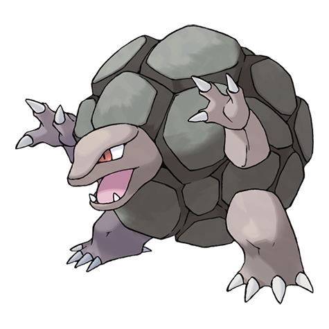 Golem - rock/ground type Pokémon #76