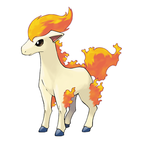 Ponyta - fire type Pokémon #77