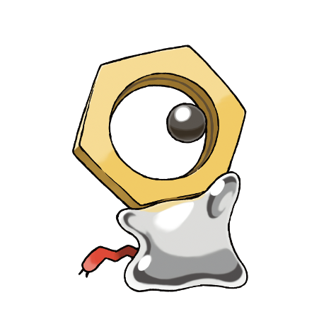 Meltan - steel type Pokémon #808