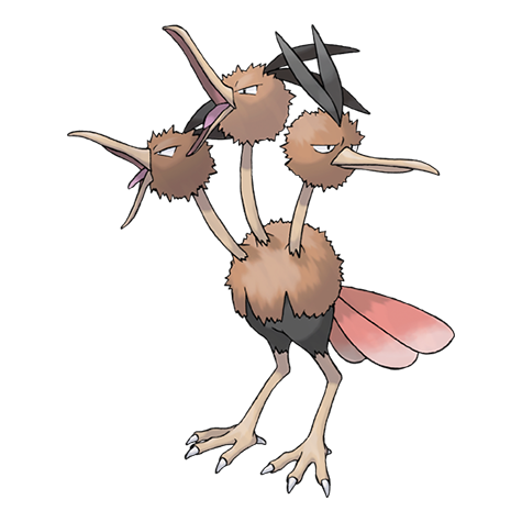 Dodrio - normal/flying type Pokémon #85