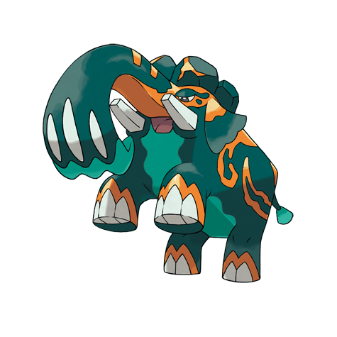 Copperajah - steel type Pokémon #879