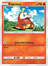 Fuecoco card art from Paldean Wonders