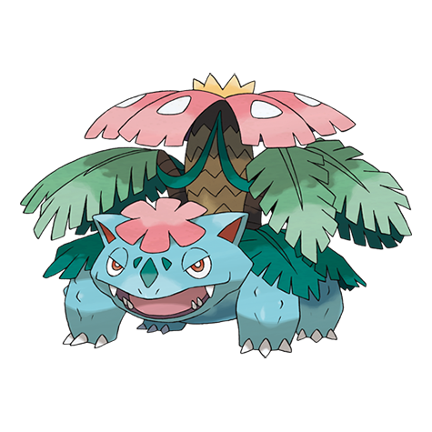 Venusaur Mega official artwork