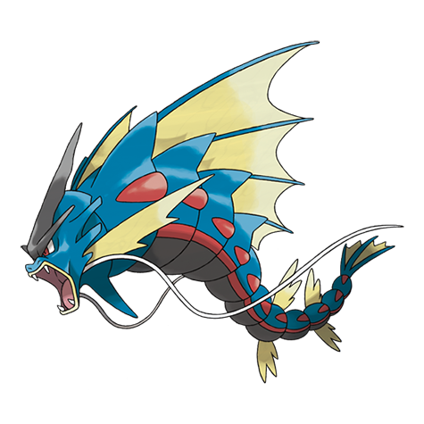 Gyarados Mega official artwork