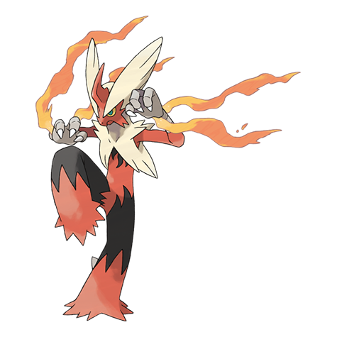 Blaziken - fire/fighting type Pokémon #10050