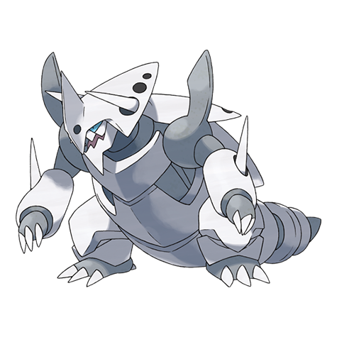 Aggron Mega official artwork