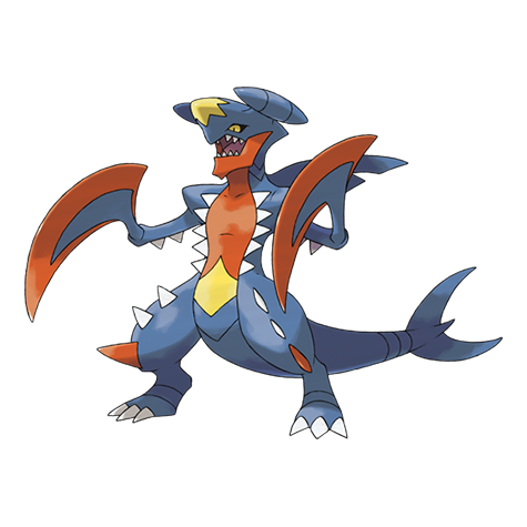 Garchomp Mega official artwork
