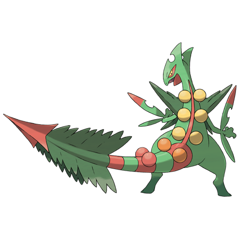Sceptile Mega official artwork