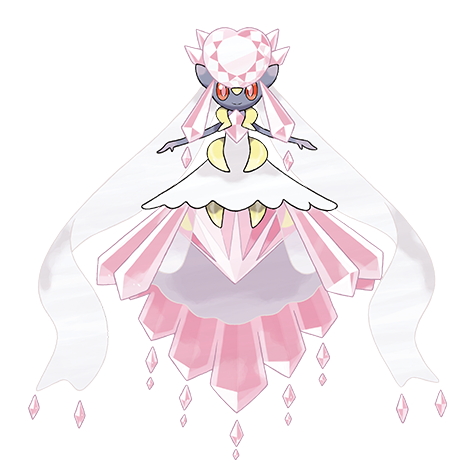 Diancie - rock/fairy type Pokémon #10075