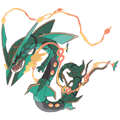 Rayquaza Mega official artwork