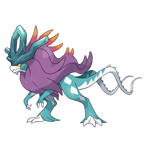 Walking Wake - water/dragon type Pokémon #1009