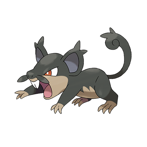 Rattata Alola official artwork