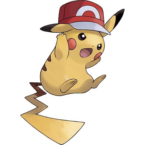 Pikachu Kalos Cap official artwork