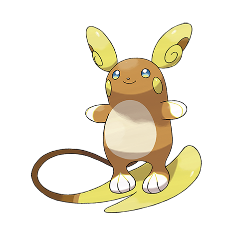 Raichu Alola official artwork