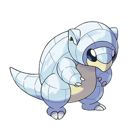 Sandshrew Alola official artwork