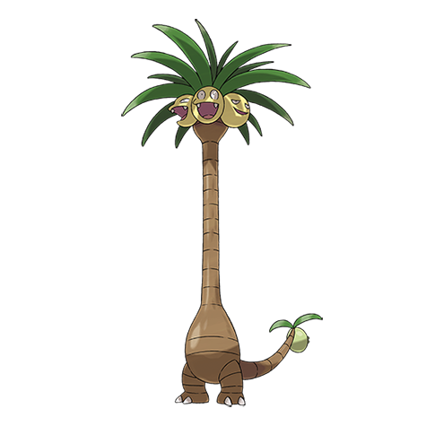 Exeggutor - grass/dragon type Pokémon #10114
