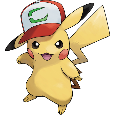 Pikachu Partner Cap official artwork