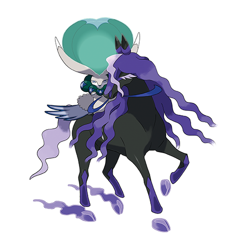 Calyrex Shadow official artwork