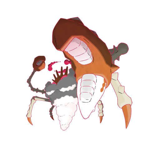 Kingler Gmax official artwork