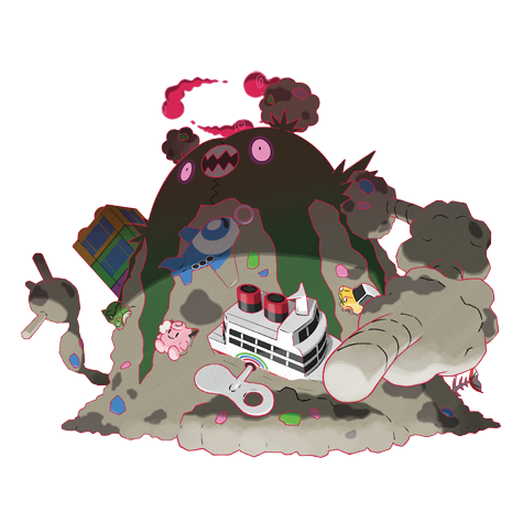 Garbodor Gmax official artwork