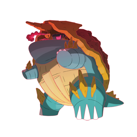 Drednaw - water/rock type Pokémon #10214