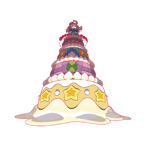 Alcremie Gmax official artwork