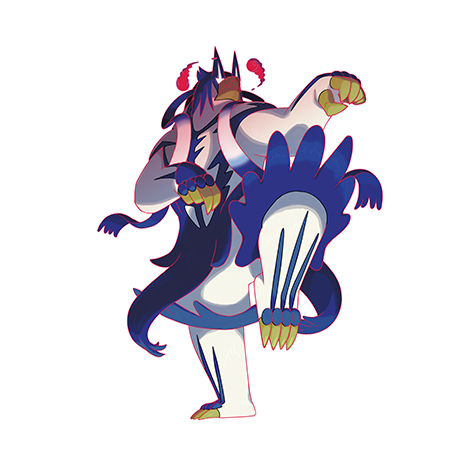 Urshifu Rapid Strike Gmax official artwork