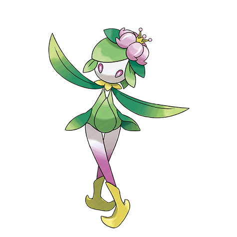 Lilligant Hisui official artwork