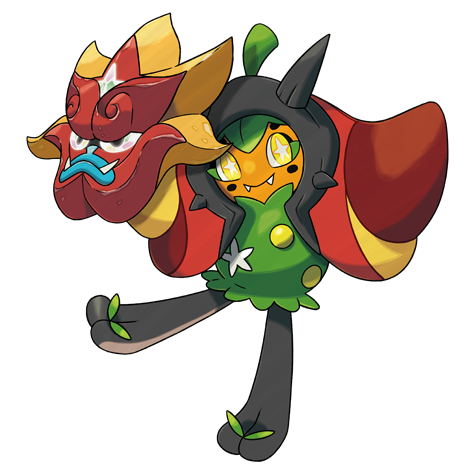 Ogerpon Hearthflame Mask official artwork