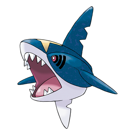 Sharpedo - water/dark type Pokémon #319