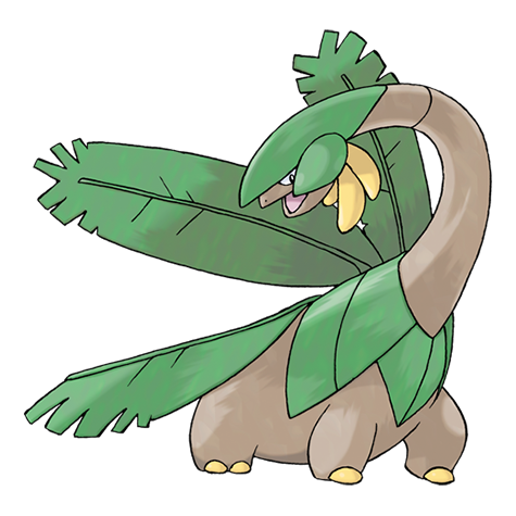 Tropius official artwork