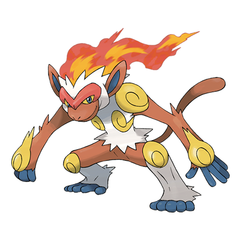 Infernape official artwork