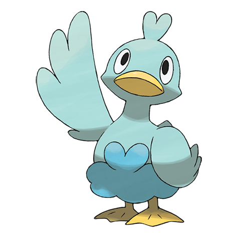 Ducklett - water/flying type Pokémon #580